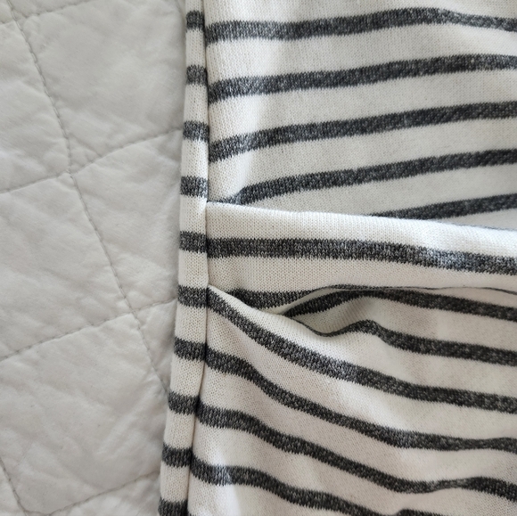 Pinkblush Monochrome Striped Midi Dress - Picture 5 of 8